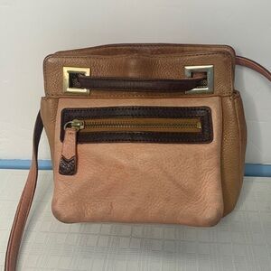 Anthropologie Pilcro and the Letterpress small leather shoulder bag